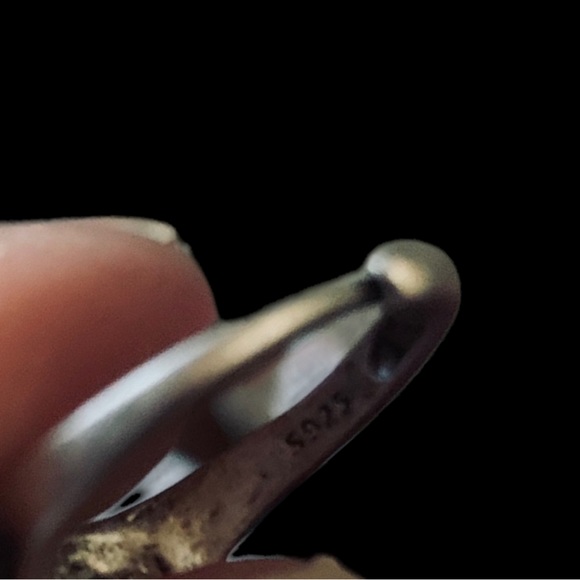 925 Sterling Silver Rustic Fashion Adjustable Frog Ring - Picture 3 of 5